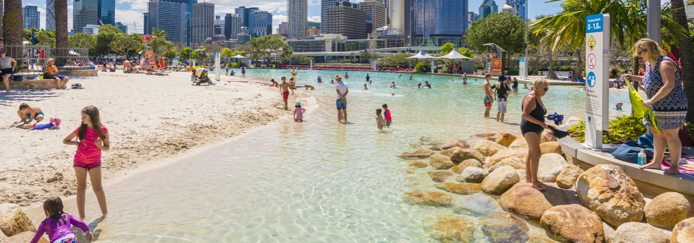 Exploring Streets Beach, Brisbane