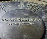 Plaque at the Base of Black Mountain